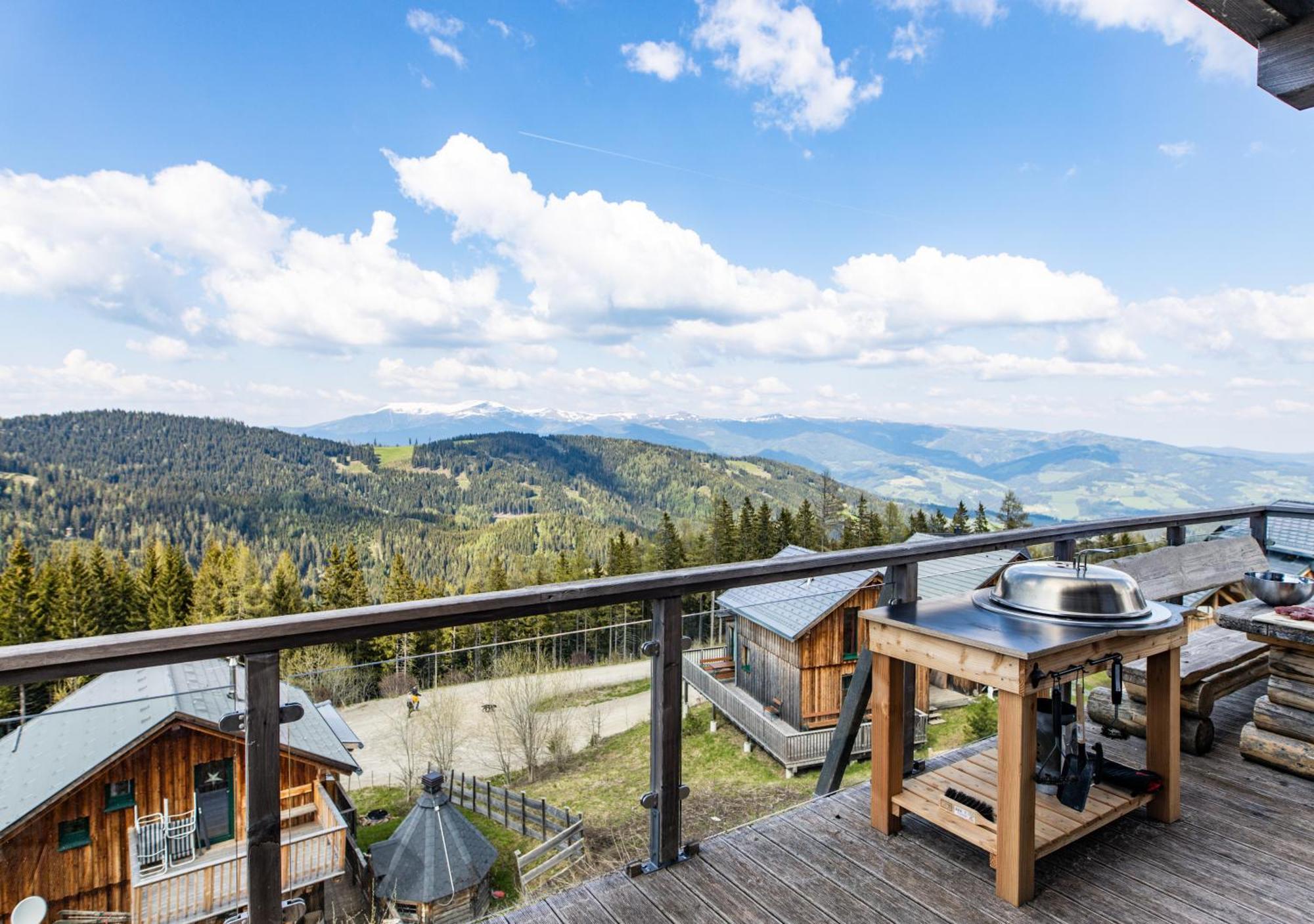 1A Chalet "Wolke" Wandern, Grillen, Wellness Im Traumhaus Wolfsberg Exterior photo